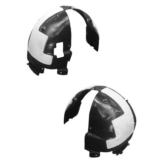 Alzare® - Front Driver and Passenger Side Fender Liner Set (CAPA Certified)