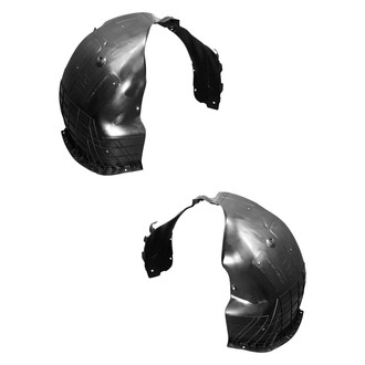 Alzare® - Front Driver and Passenger Side Fender Liner Set (CAPA Certified)