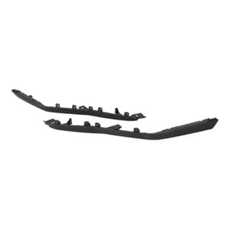 Alzare® - Front Lower Driver and Passenger Side Bumper Spoiler Set (CAPA Certified)