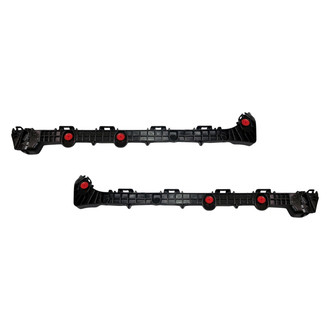 Alzare® - Rear Upper Driver and Passenger Side Bumper Cover Support Set (CAPA Certified)