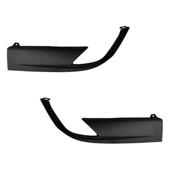 Alzare® - Rear Driver and Passenger Side Bumper Cover End Set (CAPA Certified)