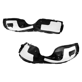 Alzare® - Front Driver and Passenger Side Fender Liner Set (CAPA Certified)