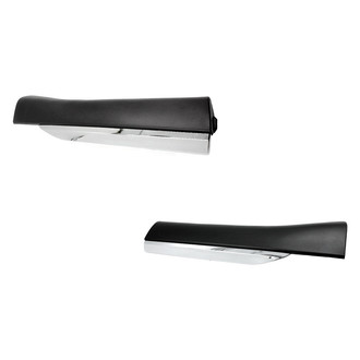 Alzare® - Rear Lower Driver and Passenger Side Door Molding Set (Standard Line)