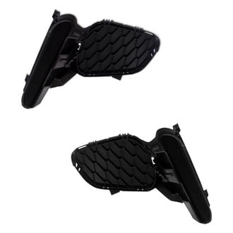 Alzare® - Front Driver and Passenger Side Fog Light Cover Set (CAPA Certified)