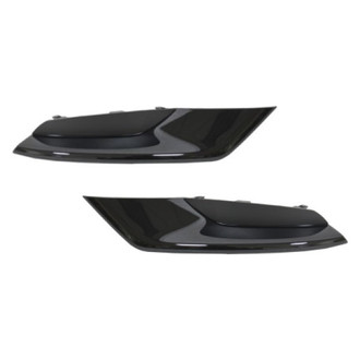 Alzare® - Front Driver and Passenger Side Fog Light Cover Set (Standard Line)