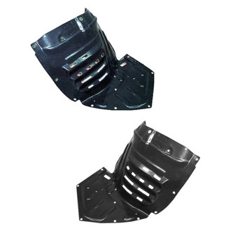 Alzare® - Front Driver and Passenger Side Fender Liner Front Section Set (Standard Line)