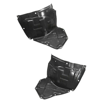 Alzare® - Front Lower Driver and Passenger Side Fender Liner Front Section Set (Standard Line)