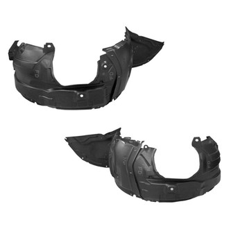Alzare® - Front Driver and Passenger Side Fender Liner Set (CAPA Certified)