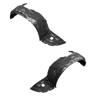 Alzare® - Front Driver and Passenger Side Fender Liner Set (CAPA Certified)