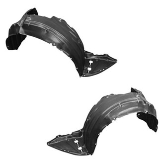 Alzare® - Front Driver and Passenger Side Fender Liner Front Section Set (Standard Line)