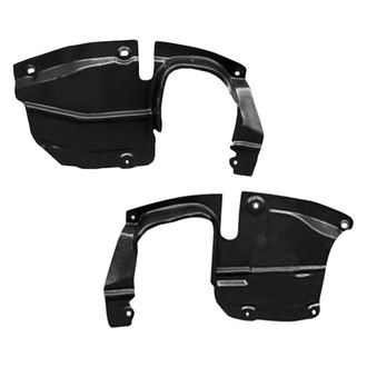 Alzare® - Front Driver and Passenger Side Fender Splash Shield Set (Standard Line)
