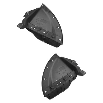 Alzare® - Front Driver and Passenger Side Fender Splash Shield Set (Standard Line)