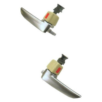 Alzare® - Rear Driver and Passenger Side Interior Door Handle Set (Standard Line)