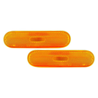 Alzare® - Driver Side Replacement Side Marker Light Set (Standard Line)