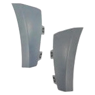 Alzare® - Front Outer Driver and Passenger Side Bumper Cover Molding Set (Standard Line)