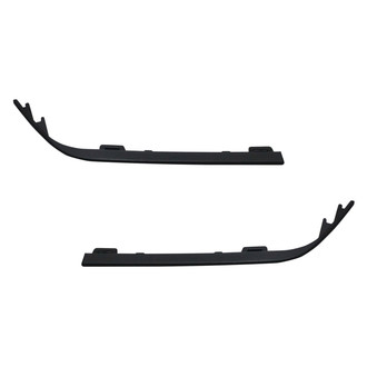 Alzare® - Rear Outer Driver and Passenger Side Bumper Cover Molding Set (Standard Line)