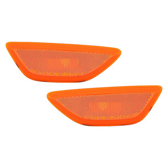 Alzare® - Driver Side Replacement Side Marker Light Set (Standard Line)
