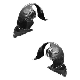 Alzare® - Front Driver and Passenger Side Fender Liner Set (Standard Line)