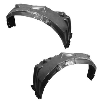 Alzare® - Front Driver and Passenger Side Fender Liner Set (CAPA Certified)