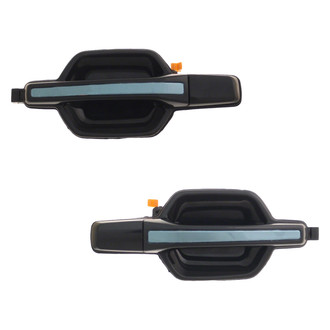 Alzare® - Rear Driver and Passenger Side Exterior Door Handle Set (Standard Line)