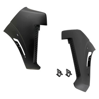 Alzare® - Front Upper Driver and Passenger Side Bumper Extension Set (CAPA Certified)