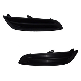 Alzare® - Front Driver and Passenger Side Fog Light Cover Set (Standard Line)
