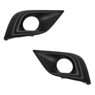 Alzare® - Front Driver and Passenger Side Fog Light Bezel Set (Standard Line)