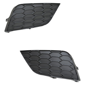 Alzare® - Front Driver and Passenger Side Fog Light Cover Set (Standard Line)