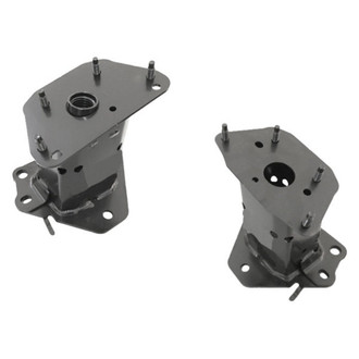 Alzare® - Rear Driver and Passenger Side Bumper Bracket Set (Standard Line)