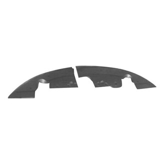Alzare® - Upper Driver and Passenger Side Radiator Support Cover Set (Standard Line)