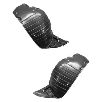 Alzare® - Front Driver and Passenger Side Fender Liner Front Section Set (Standard Line)