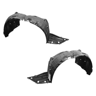 Alzare® - Front Driver and Passenger Side Fender Liner Set (CAPA Certified)