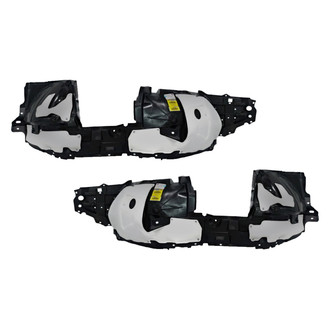 Alzare® - Front Driver and Passenger Side Fender Liner Set (CAPA Certified)
