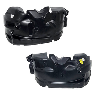 Alzare® - Front Driver and Passenger Side Fender Liner Set (CAPA Certified)