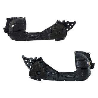 Alzare® - Front Driver and Passenger Side Fender Liner Set (CAPA Certified)