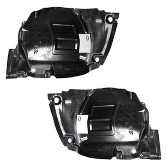 Alzare® - Front Driver and Passenger Side Fender Liner Front Section Set (Standard Line)