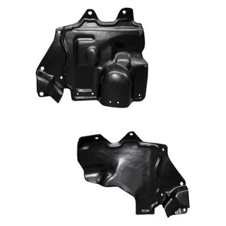 Alzare® - Front Driver and Passenger Side Fender Splash Shield Set (Standard Line)