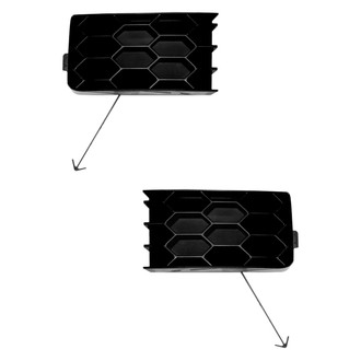 Alzare® - Front Driver and Passenger Side Fog Light Cover Set (Standard Line)