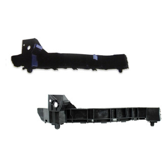Alzare® - Front Driver and Passenger Side Bumper Cover Bracket Set (Standard Line)
