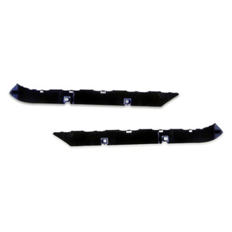 Alzare® - Rear Driver and Passenger Side Bumper Cover Side Retainer Bracket Set (Standard Line)