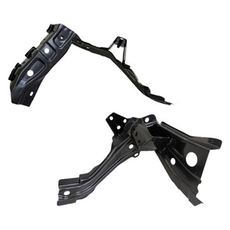 Alzare® - Front Driver and Passenger Side Fender Apron Set (CAPA Certified)