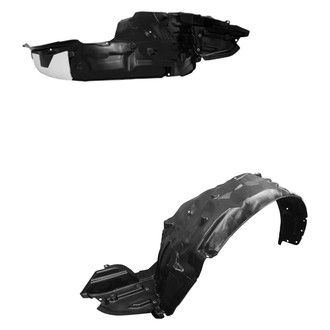 Alzare® - Front Driver and Passenger Side Fender Liner Set (CAPA Certified)
