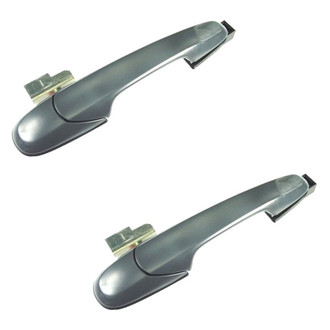 Alzare® - Rear Driver and Passenger Side Exterior Door Handle Set (Standard Line)