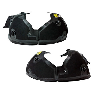 Alzare® - Front Driver and Passenger Side Fender Liner Set (CAPA Certified)