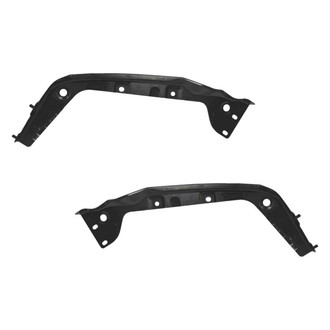 Alzare® - Front Outer Driver and Passenger Side Bumper Cover Retainer Set (CAPA Certified)