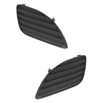 Alzare® - Front Driver and Passenger Side Fog Light Cover Set (CAPA Certified)
