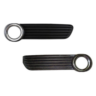 Alzare® - Front Driver and Passenger Side Fog Light Bezel Set (Standard Line)