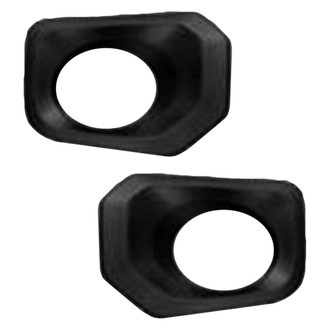 Alzare® - Front Driver and Passenger Side Fog Light Bezel Set (Standard Line)