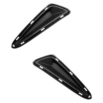 Alzare® - Front Outer Driver and Passenger Side Fog Light Cover Set (Standard Line)