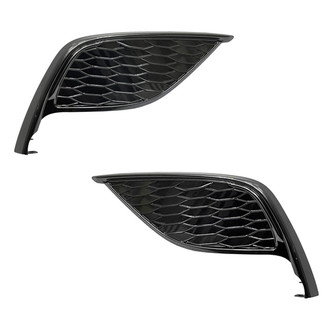 Alzare® - Front Outer Driver and Passenger Side Fog Light Cover Set (Standard Line)